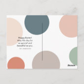 Collage Four Photos | Colorful Easter  ポストカード (裏面)