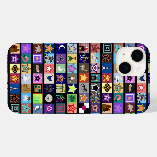 Collage iPhoneケース Case-Mate iPhoneケース (裏面 (横))