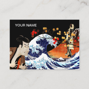 Collage Japanese Masterpiece Paintings 名刺