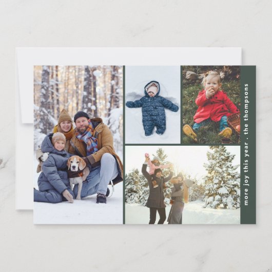 Collage Minimal Photo シーズンカード (正面)
