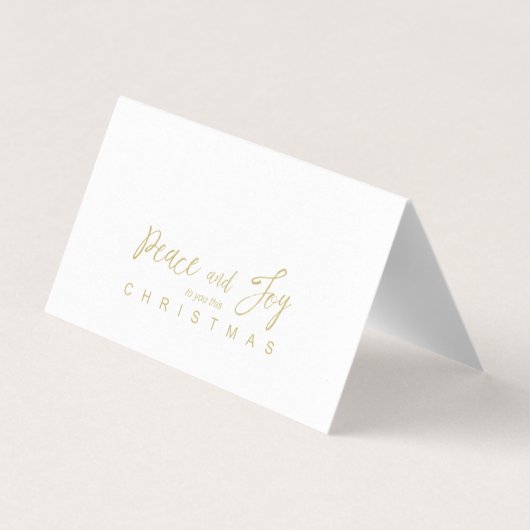 Collage Minimalist Merry Christmas 5 Photos Family (裏面)