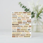 Collage mots positifs ポストカード (スタンド正面)