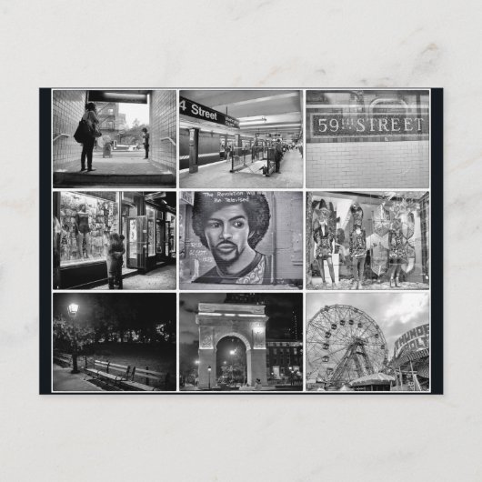Collage of New York Post Card ポストカード (正面)