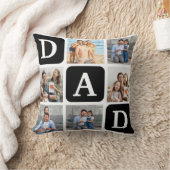 Collage of photos of children, Gift for Dad クッション (ブランケット)