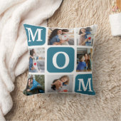 Collage of photos of children, Gift for Mom クッション (ブランケット)