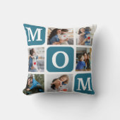 Collage of photos of children, Gift for Mom クッション (正面)
