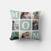 Collage of photos of children, Gift for Mom クッション (正面)
