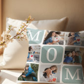 Collage of photos of children, Gift for Mom クッション
