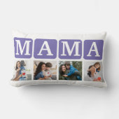Collage of Photos of children, Gift for Mom ランバークッション (正面)