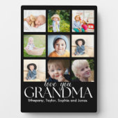 Collage of photos of grandchildren for Grandma フォトプラーク (正面)
