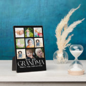 Collage of photos of grandchildren for Grandma フォトプラーク (側面)
