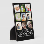 Collage of photos of grandchildren for Grandma フォトプラーク (側面)