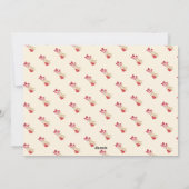 collage photo frames watercolor botanical floral シーズンカード (裏面)