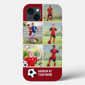 Collage photos Children's Soccer Team  Case-Mate iPhoneケース (裏面)