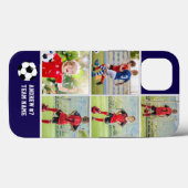 Collage photos Children's Soccer Team  Case-Mate iPhoneケース (裏面 (横))