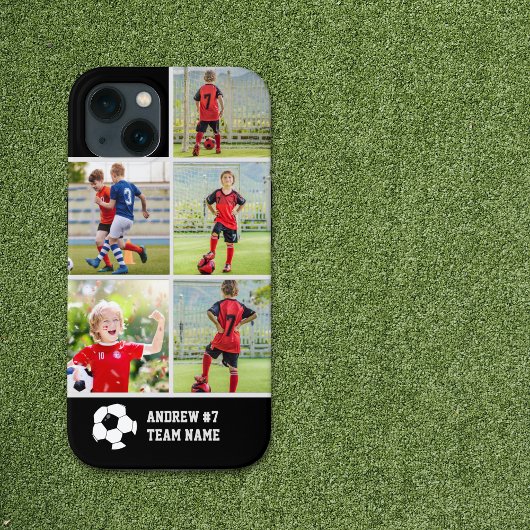 Collage photos Children's Soccer Team  Case-Mate iPhoneケース