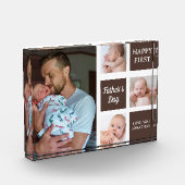 Collage Photos First Father's Day フォトブロック (左)