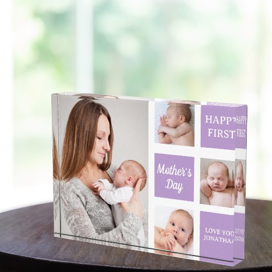 Collage Photos First Mother's Day フォトブロック