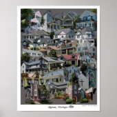 Collage Poster, Algonac Michigan ポスター (正面)