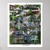 Collage Poster、Saline Michigan ポスター (正面)