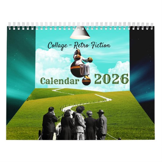 Collage - Retro Fiction Calendar カレンダー (カバー)