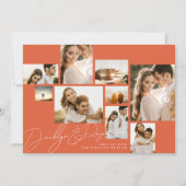 Collage Veronaモダンサンセットフォト数々のページ セーブザデート (正面)