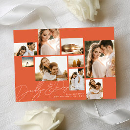 Collage Veronaモダンサンセットフォト数々のページ セーブザデート