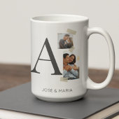 Collaged Initial Stories コーヒーマグカップ