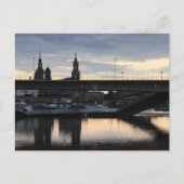 Collapsed Carola Bridge in Dresden ポストカード (正面)