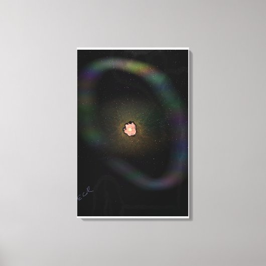 Collapsing Supernova, Expanding Shell Canvas Print キャンバスプリント (正面)