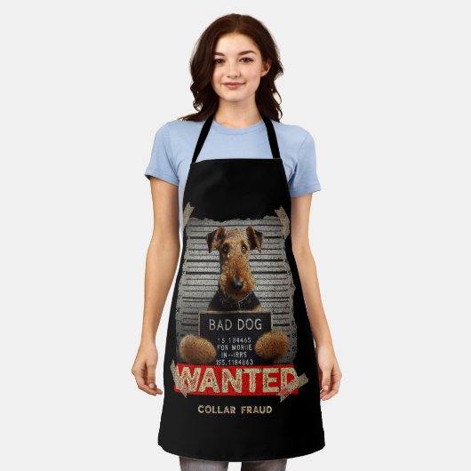 Collar Fraudster エプロン (着用した状態)