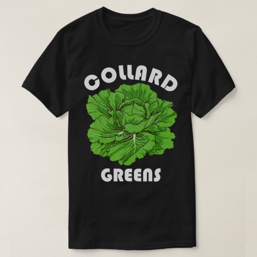 Collard Greens Shirt Nutrition Facts Vegatables Th Tシャツ (デザイン正面)