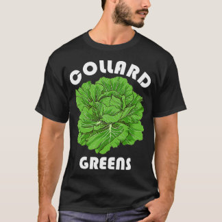 Collard Greens Shirt Nutrition Facts Vegatables Th Tシャツ
