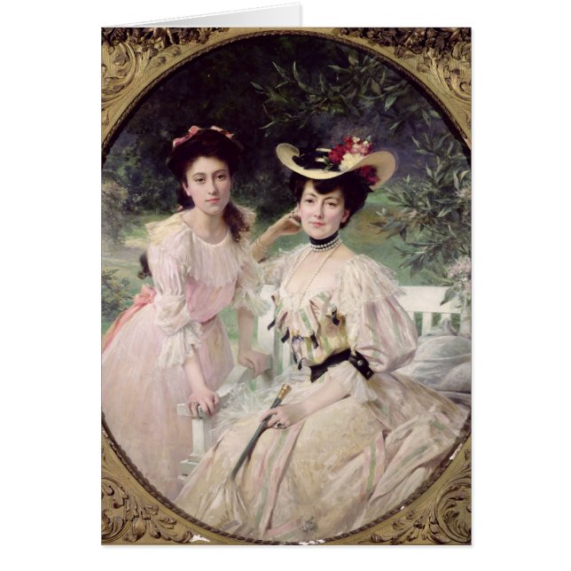 Collasおよび彼女のDaughter、Giselle 1903年夫人 (正面)