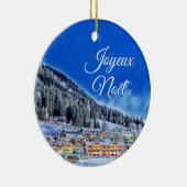 Colle-Di-Fuori, France Joyeux Noel Christmas セラミックオーナメント (右)