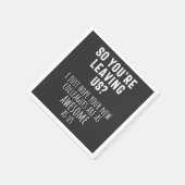 colleague farewell, retirement, coworker, goodbye, スタンダードカクテルナプキン (角)