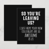 colleague farewell, retirement, coworker, goodbye, セーブザデート (正面/裏面)