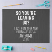 colleague farewell, retirement, coworker, goodbye, 薄葉紙 (クラフト)