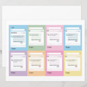 Colleague Valentine Card Corporate Pun Valentine (正面/裏面)