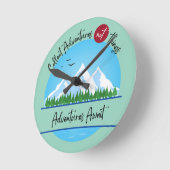 Collect Adventures Wall Clock ラウンド壁時計 (傾斜)
