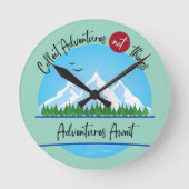 Collect Adventures Wall Clock ラウンド壁時計 (正面)