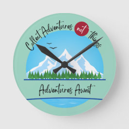 Collect Adventures Wall Clock ラウンド壁時計