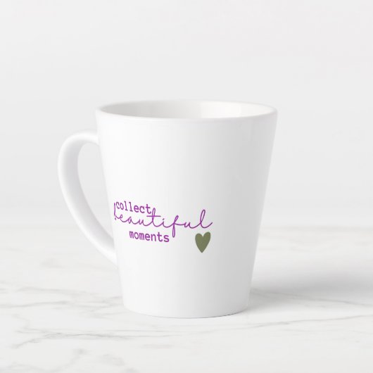 Collect Beautiful Moments Mug カフェラテマグ (左アングル)