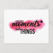 「Collect Moments」引用文はがき ポストカード (正面)