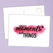 「Collect Moments」引用文はがき ポストカード
