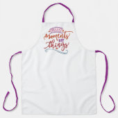 Collect Moments Not Things刺繍効果 エプロン (正面)