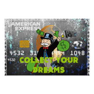 Collect Your Dreams (Black Card Pop) ポスター