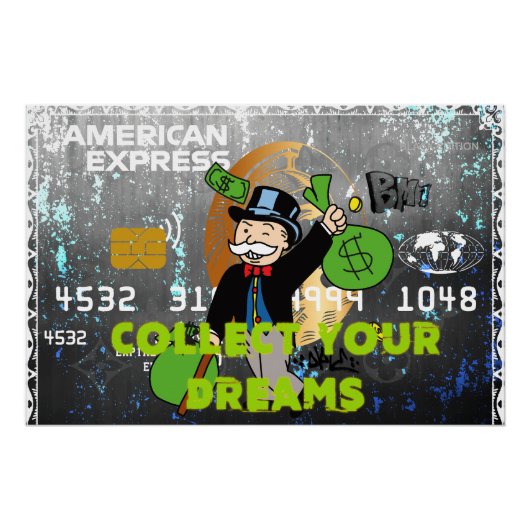 Collect Your Dreams (Black Card Pop) ポスター (正面)