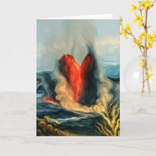 Collectable Glow Forth Customizable Card カード (黄色い花)