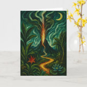 Collectable Glow Forth Greeting Card カード (黄色い花)